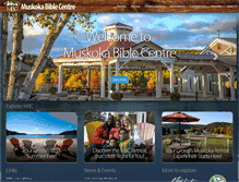 Tablet Screenshot of muskokabiblecentre.com